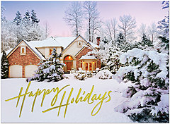 May the many blessings of the season fill your heart and home with happiness. Home for the Holidays Card H3149G-AAA
